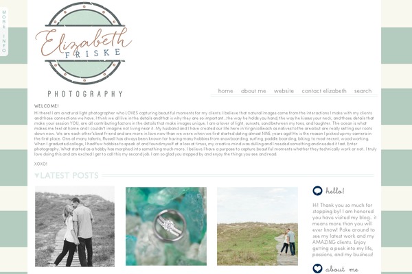 Prophoto4 theme site design template sample