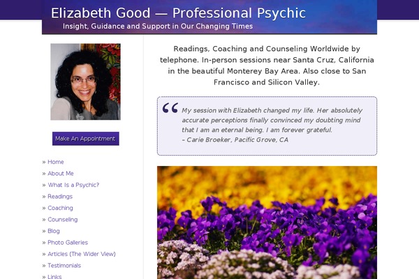 elizabethgood.com site used Elimzabeth