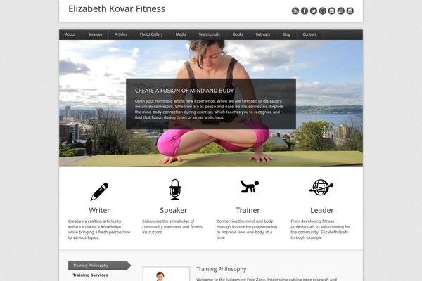 Everest theme site design template sample