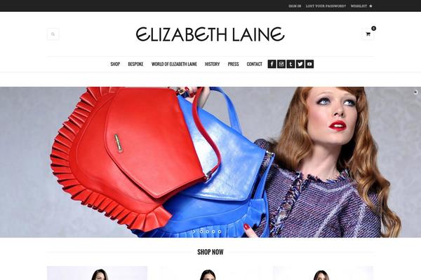 elizabethlaine.com site used Fame