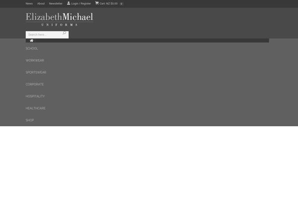 Forge theme site design template sample