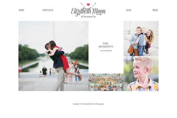 Rebecca theme site design template sample