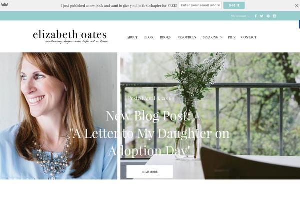 elizabethoates.com site used Mr. Tailor