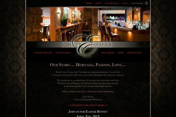 elizabethschophouse.com site used Chophouse