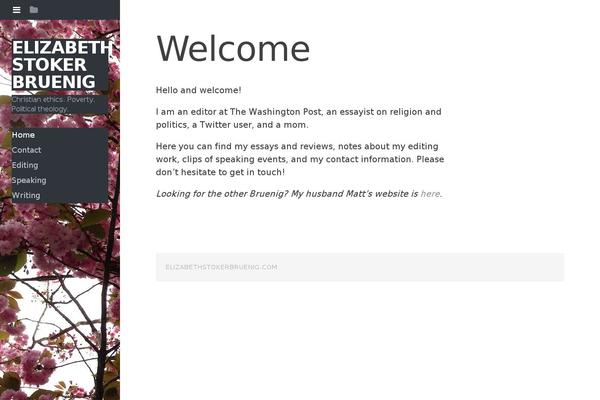 Editor theme site design template sample