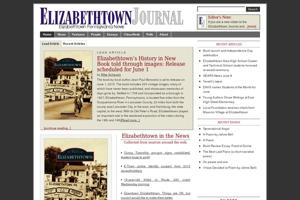 Branfordmagazine theme site design template sample