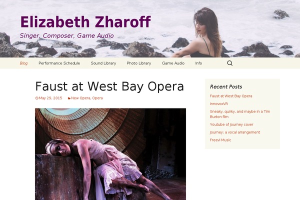 Twenty Thirteen theme site design template sample