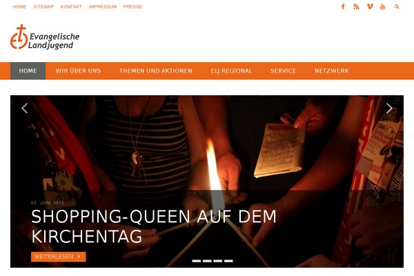 PRESSO theme site design template sample