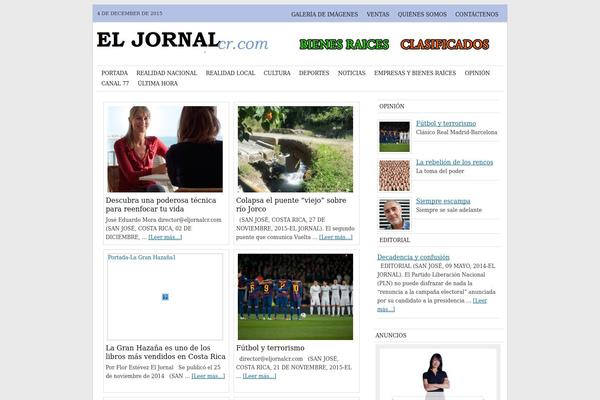 Newsmag Child theme site design template sample