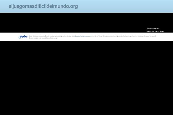 eljuegomasdificildelmundo.org site used Juegosonlinejugar