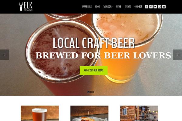 Growler theme site design template sample