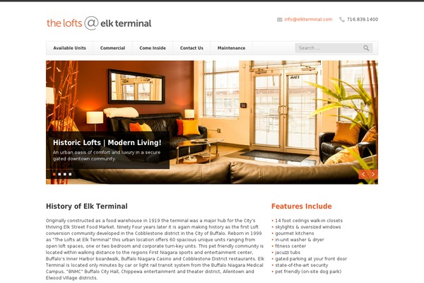 Finesse theme site design template sample