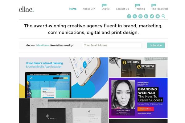 Revolution theme site design template sample