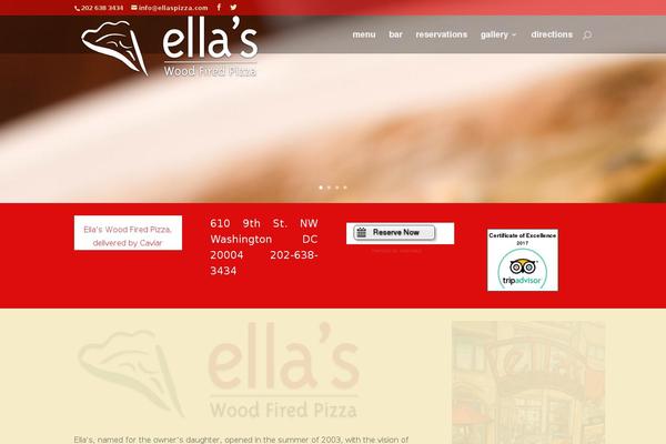 Divi child theme site design template sample