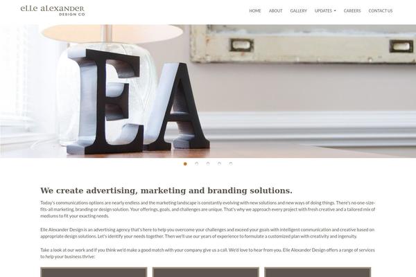 elle-alexander.com site used Eadtheme