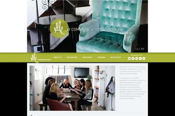 Elle theme site design template sample