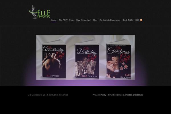 Olya theme site design template sample