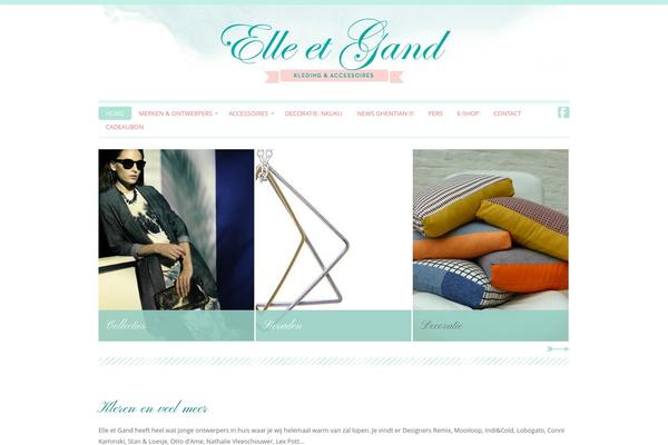 Chamomile theme site design template sample
