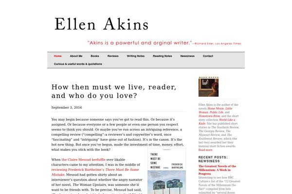 ellenakins.com site used Twentytenchild