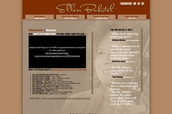 Site using MF Gig Calendar plugin