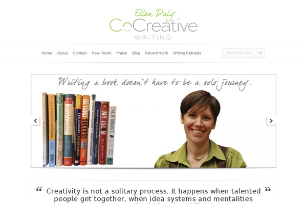 ellendaly.com site used Evolution