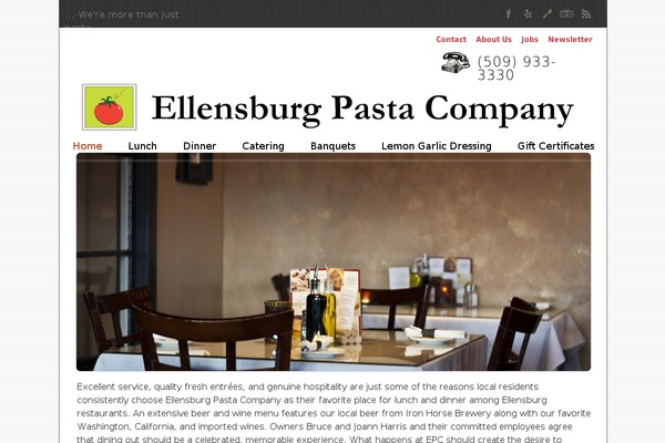 Linguini theme site design template sample