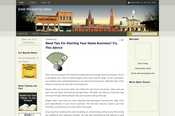 Goodluck theme site design template sample
