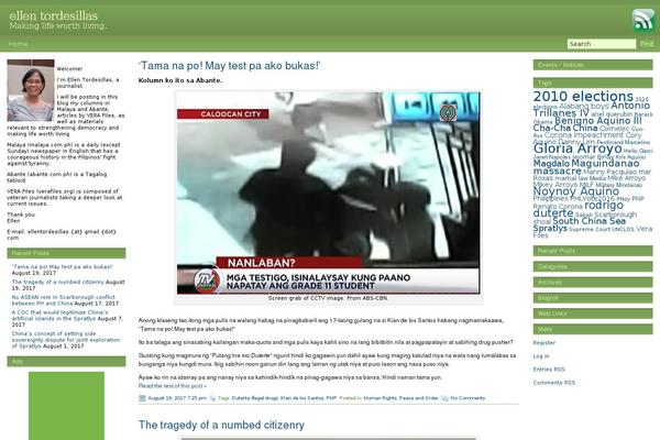 ellentordesillas.com site used Emerald Stretch