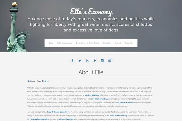 Organic_profile theme site design template sample