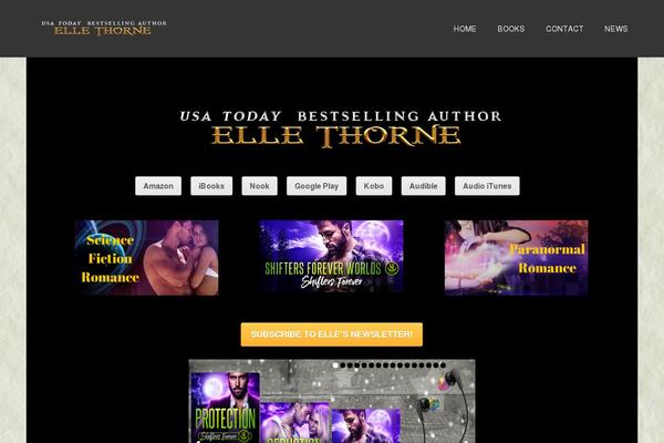 Author Pro theme site design template sample