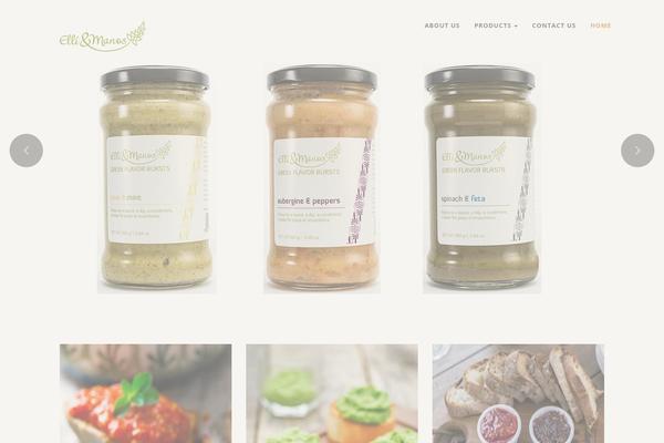 Fable theme site design template sample