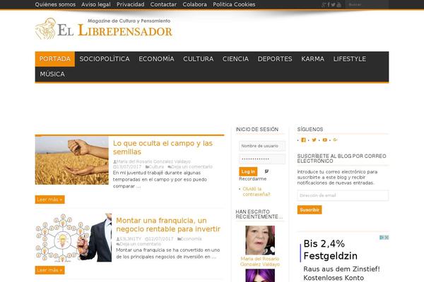 Site using Meks Smart Author Widget plugin