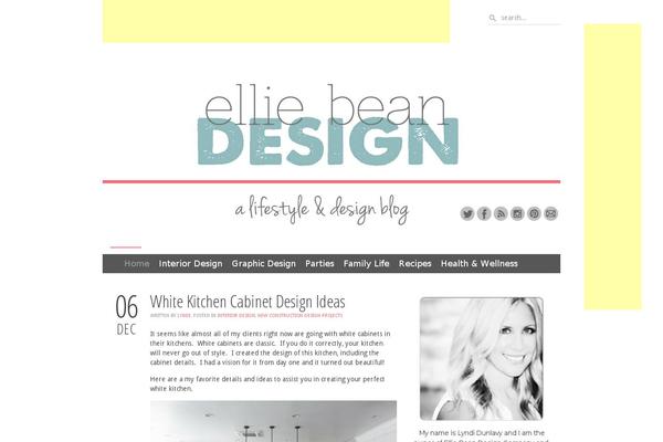 elliebeandesign.com site used Yoo_tasty_wp1