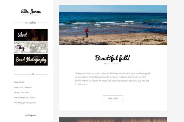elliejerow.com site used Grateful