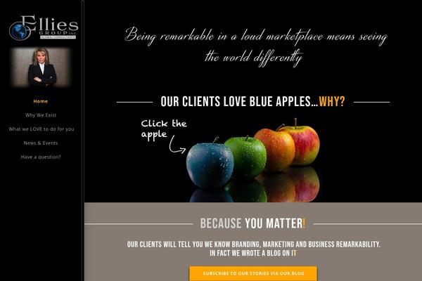 X Child theme site design template sample