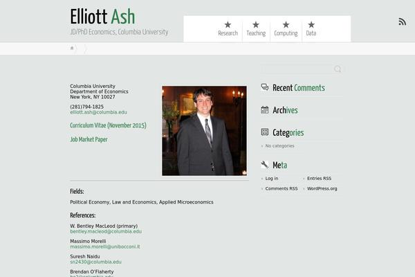 Montezuma theme site design template sample