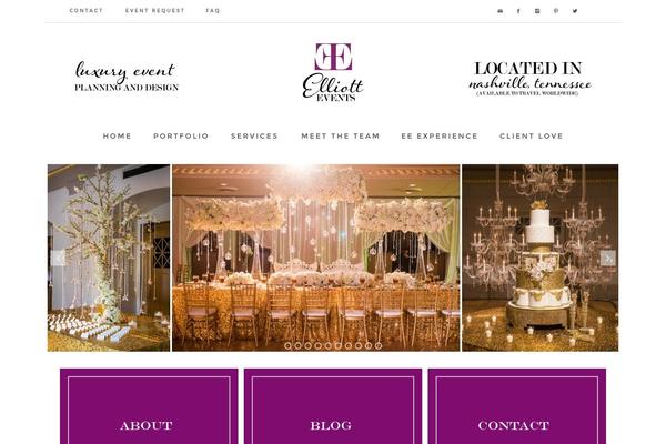 Darling theme site design template sample
