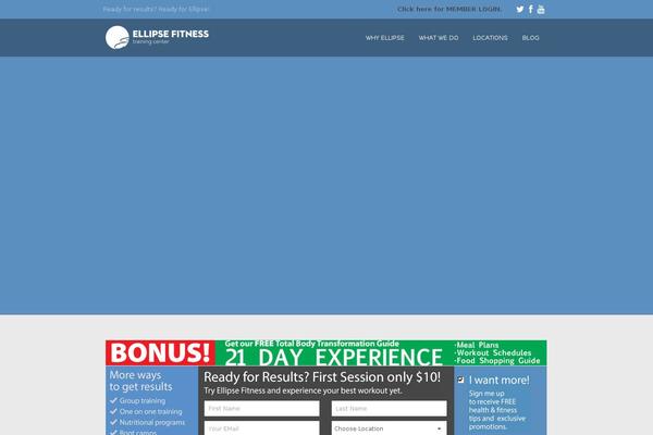 ellipsefitness.com site used Fitness GYM