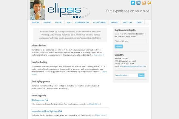 Lifestyle theme site design template sample