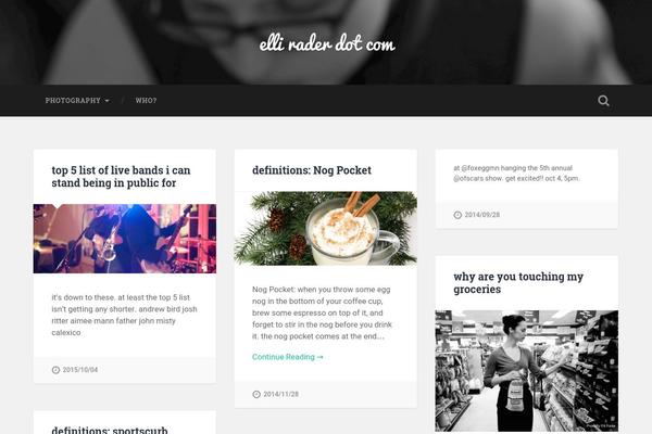 ellirader.com site used Baskerville
