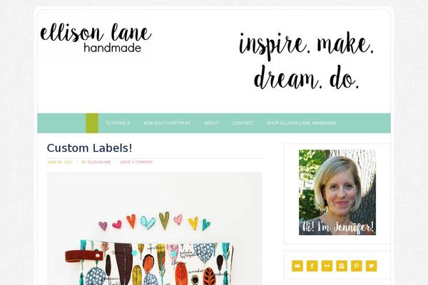 Olsen Light theme site design template sample