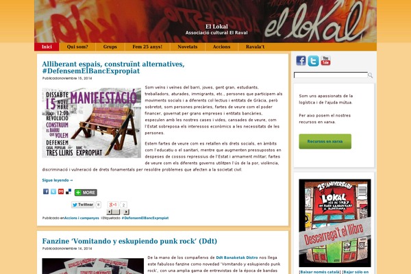 Site using 3D Tag Cloud plugin