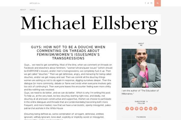Florence theme site design template sample