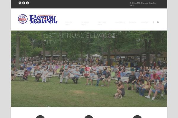Thekeynote theme site design template sample