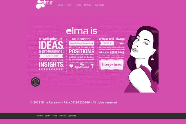 Tesseract theme site design template sample