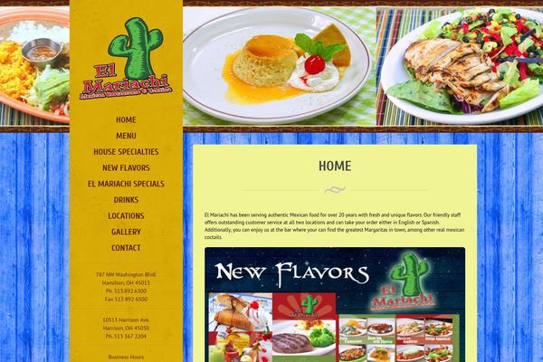 Eatery theme site design template sample