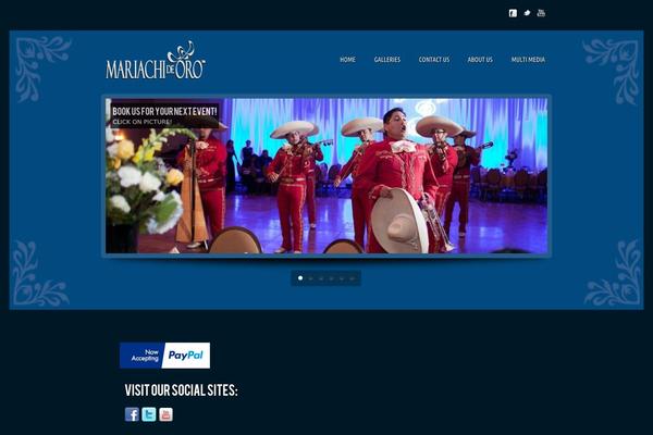 Musicpro theme site design template sample