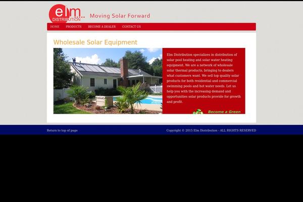 elmdistribution.com site used Elm-divi-child