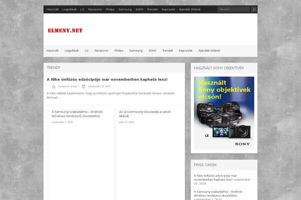 Cherry theme site design template sample