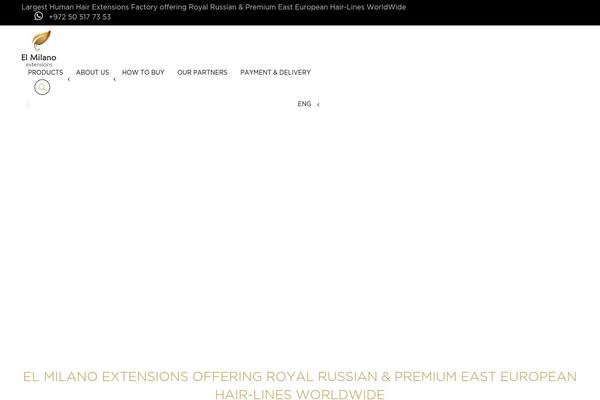 Pearl-child theme site design template sample